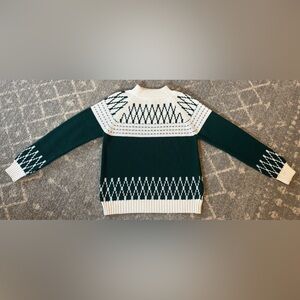 Vintage JCPenney Pullover Sweater Green/White